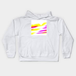 red yellow pink white abstract texture Kids Hoodie